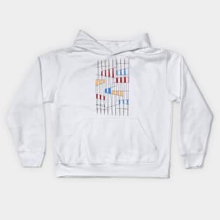 Geometric mural Kids Hoodie